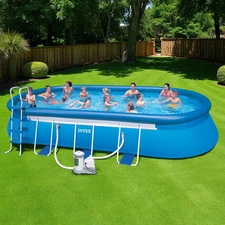 Надувной бассейн Intex 26194, 610 х 366 х 122 см., с фильтр-насосом